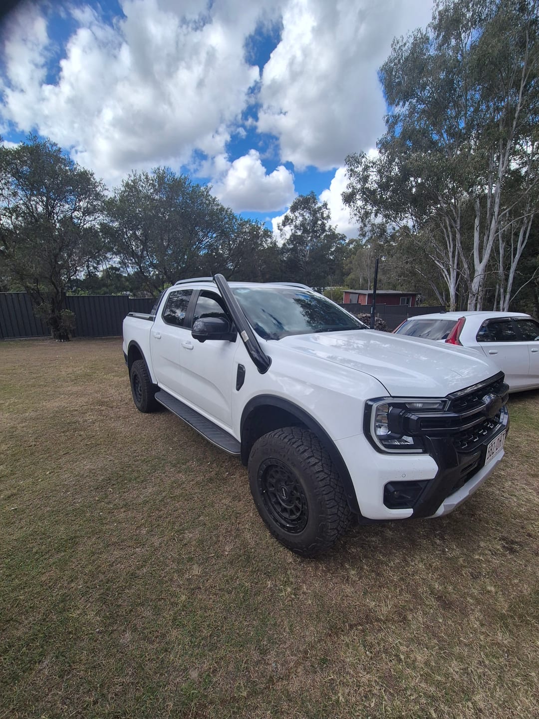 Customer photo review of Stainless Snorkel to suit Next Gen Ford Ranger 4"
