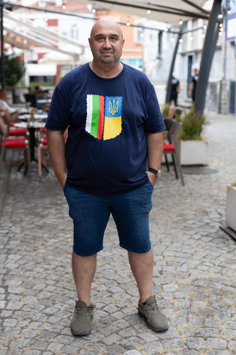 Customer photo review of Flags of Unity (Bulgaria) T-Shirt