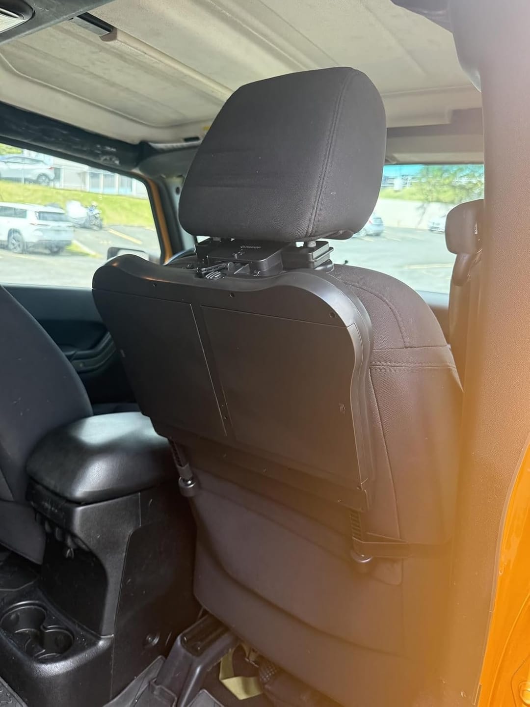 Customer photo review of BOLTHUT™ Folding Backseat Tray Table — Cup & Phone Holder