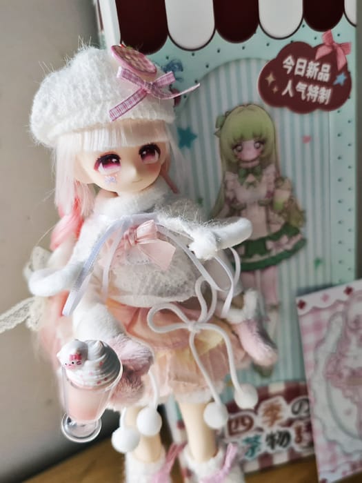 Customer photo review of Momotale Four Seasons Tea House Story Series 1/8 Action Figure BJD Blind Box