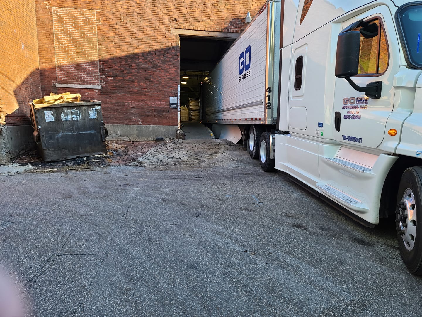 Customer photo review of Parking Lot P