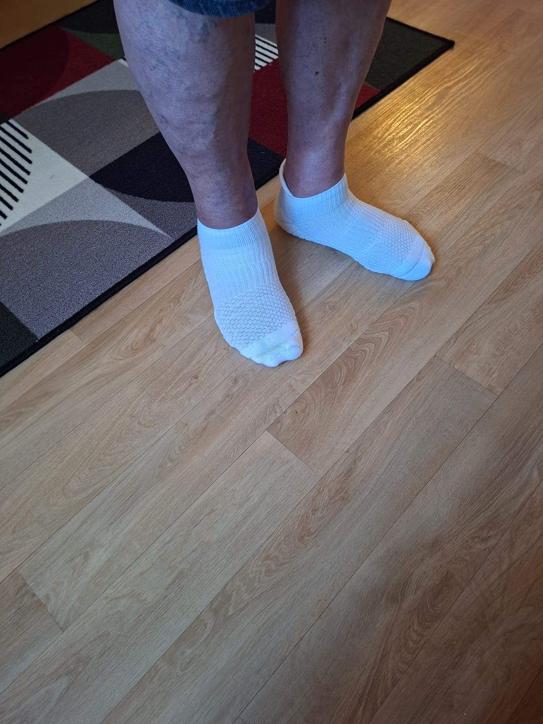 Customer photo review of Ankelstrumpor i bambu med mild kompression