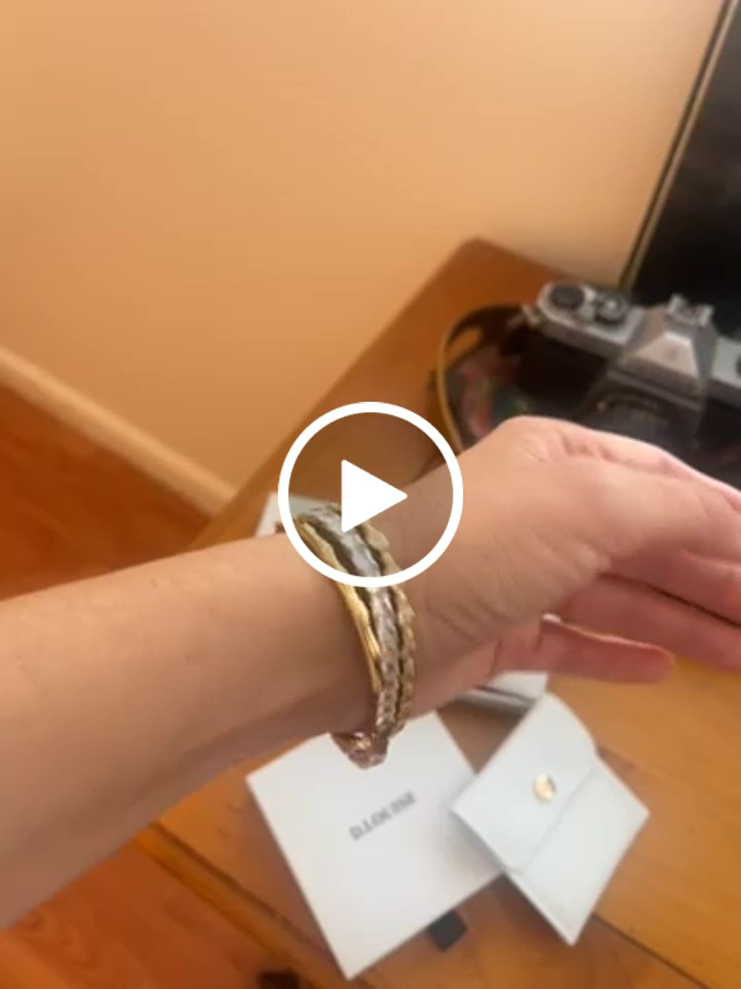 Customer video review of Asscher Cut Bracelet
