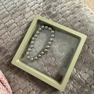 Customer photo review of FuAttract Wealth Prosperity & Success Energy Black Obsidian Pyrite Fortune Bracelet