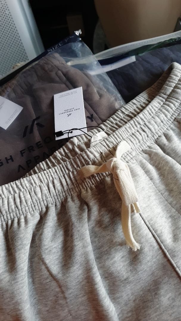 Customer photo review of Unisex Easy Cotton Sweat Shorts
