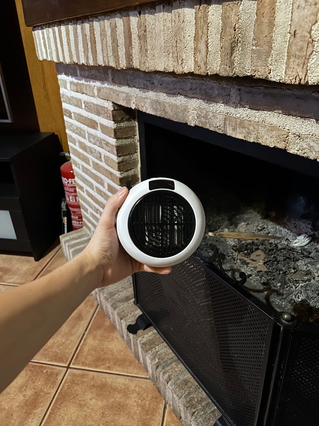 Customer photo review of minicalefactor termocerámico portatil