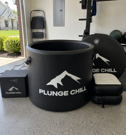 Customer photo review of Cold Plunge Chiller + Tub (XXL)