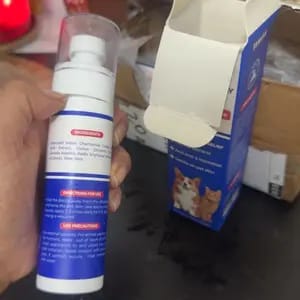 Customer photo review of Spray Antipicor para Mascotas con Fórmula Vegetal – 80 ml
