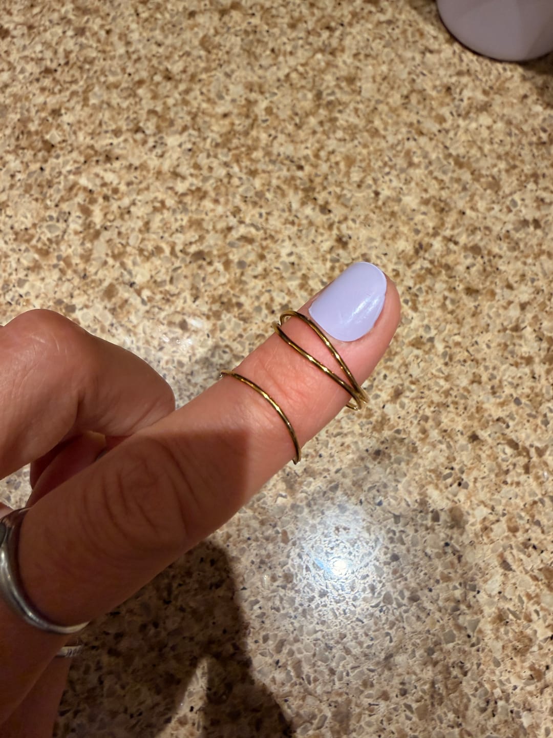 Customer photo review of Gold Infinity Loop Ring