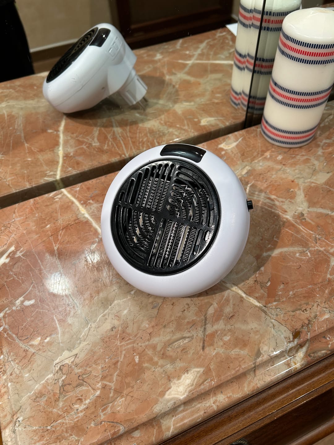 Customer photo review of minicalefactor termocerámico portatil