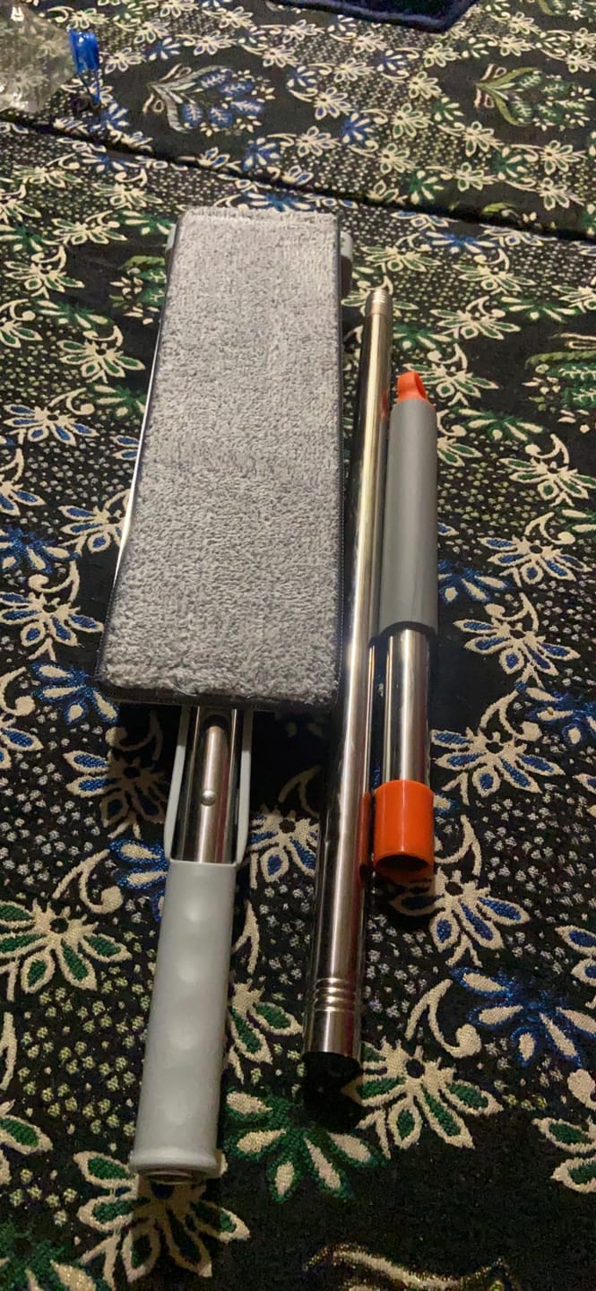 Customer photo review of 360° Flat Mop – Wet & Dry Floor Cleaner