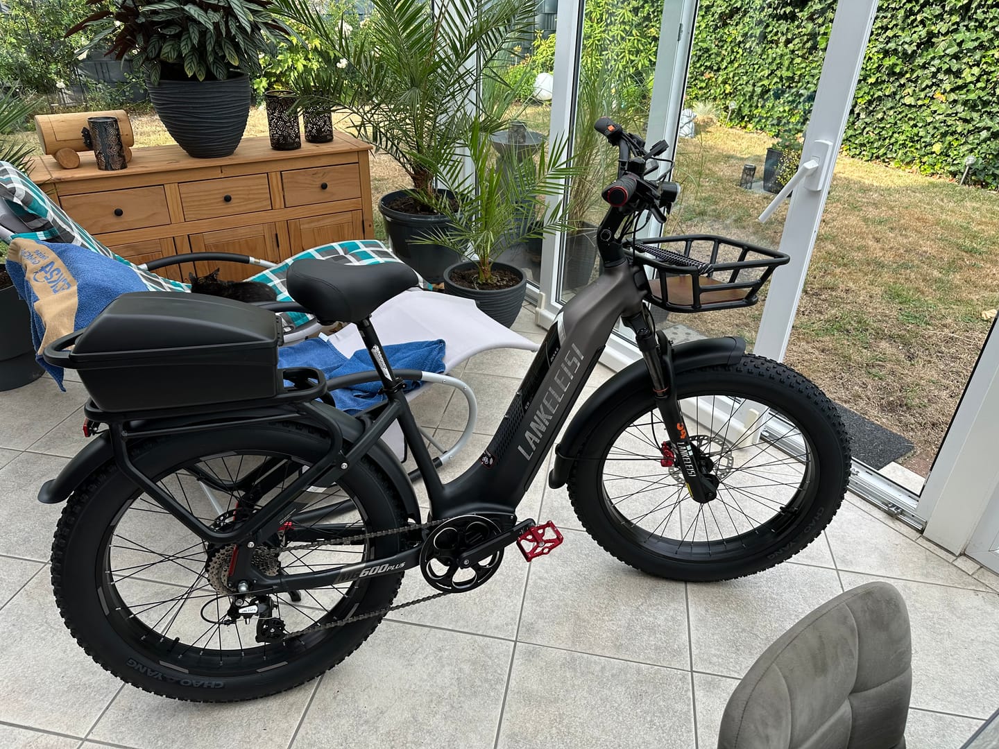 Customer photo review of Lankeleisi MG600 Plus 26" Fat Bike 960Wh All Terrain SUV E-Bike with Switchable Sensor 48V 20Ah Battery