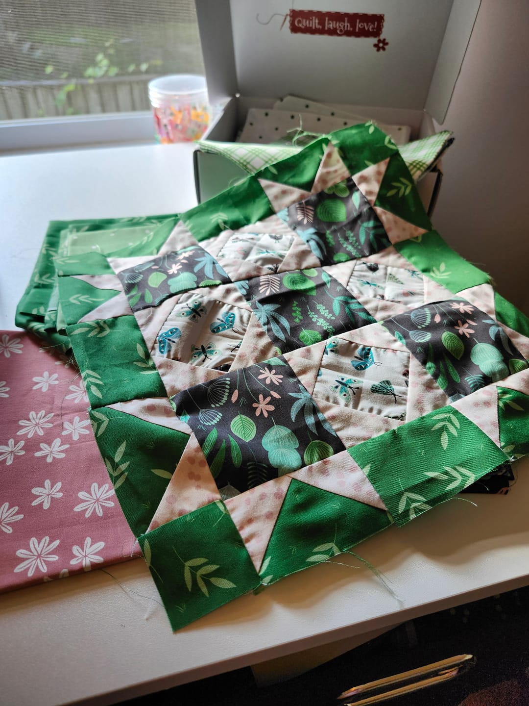 Customer photo review of Fluttering Meadows - Fat Quarter Bundle