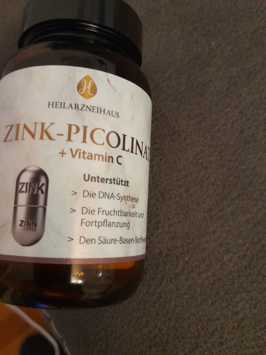 Customer photo review of Zink Picolinat + Vitamin C Kapseln