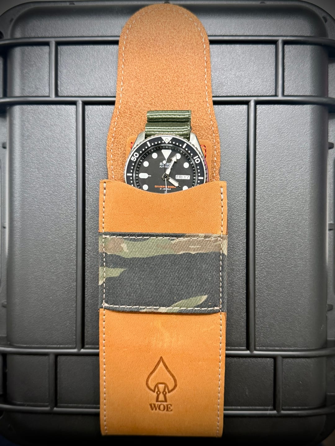 Customer photo review of VIP - Tiger Stripe Travel Pouch & Challenge Coin