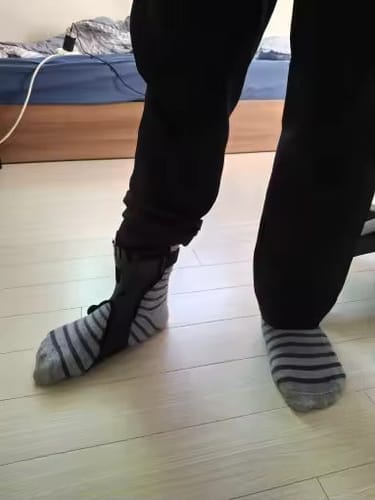 Customer photo review of Morehea Foot Drop AFO Brace