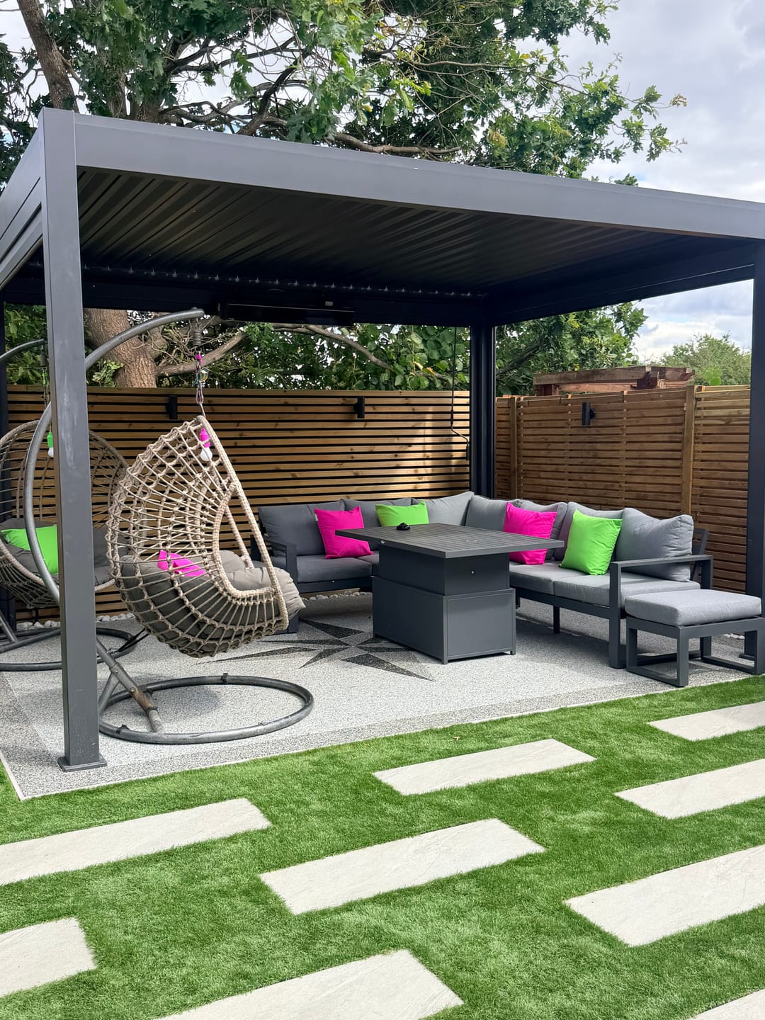 Customer photo review of Water Resistant Outdoor Scatter Cushions Garden Furniture Decorative Pillows