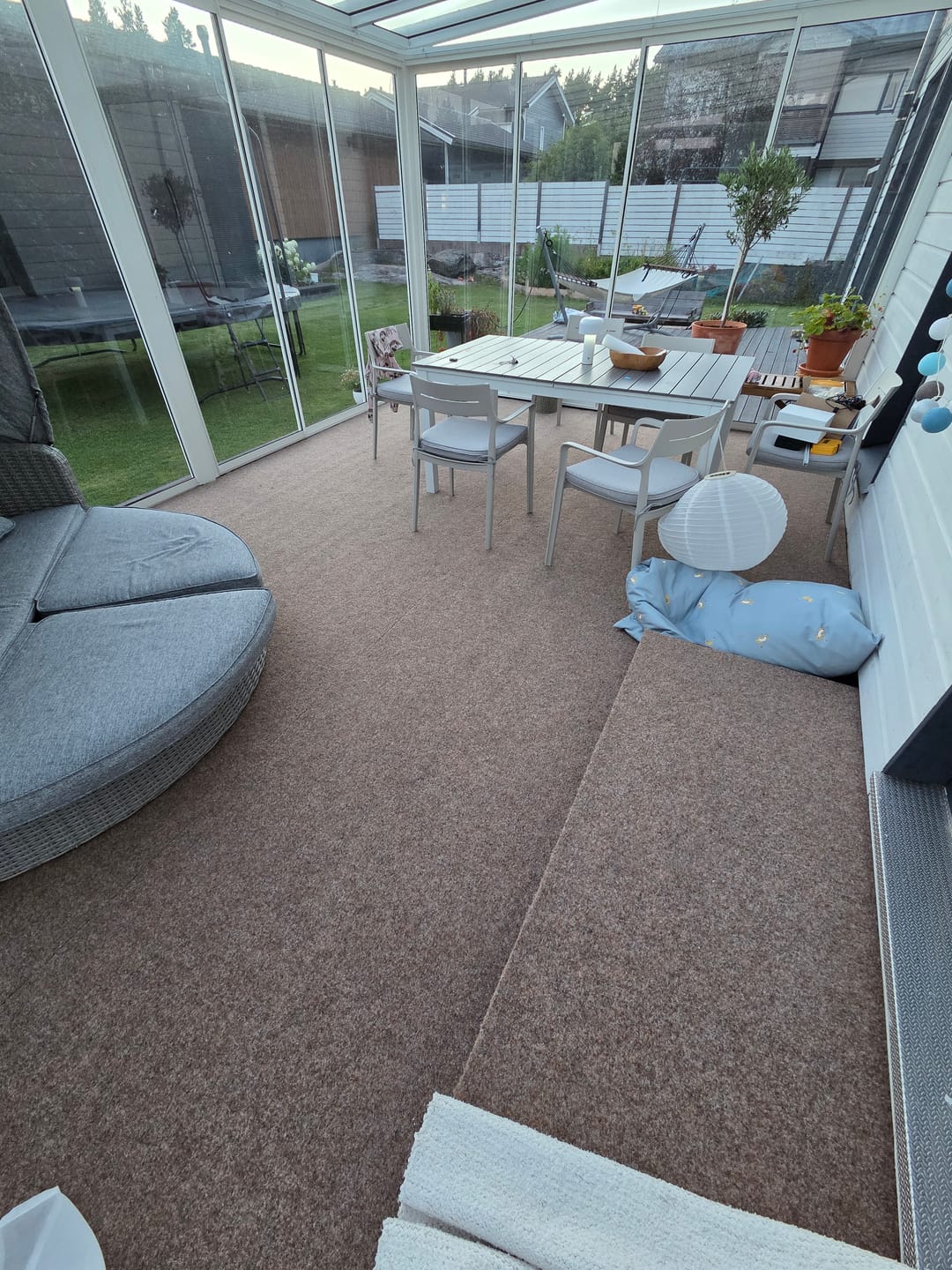Customer photo review of Green terassi- ja parvekematto 200 cm, metritavara