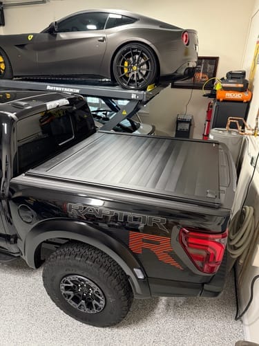 Customer photo review of RetraxPRO MX Retractable Tonneau Cover Rugged Aluminum Construction Matte Black 2021-2026 Ford F-150 5' 7 inch Bed (Includes Lightning) without Stake Pockets
