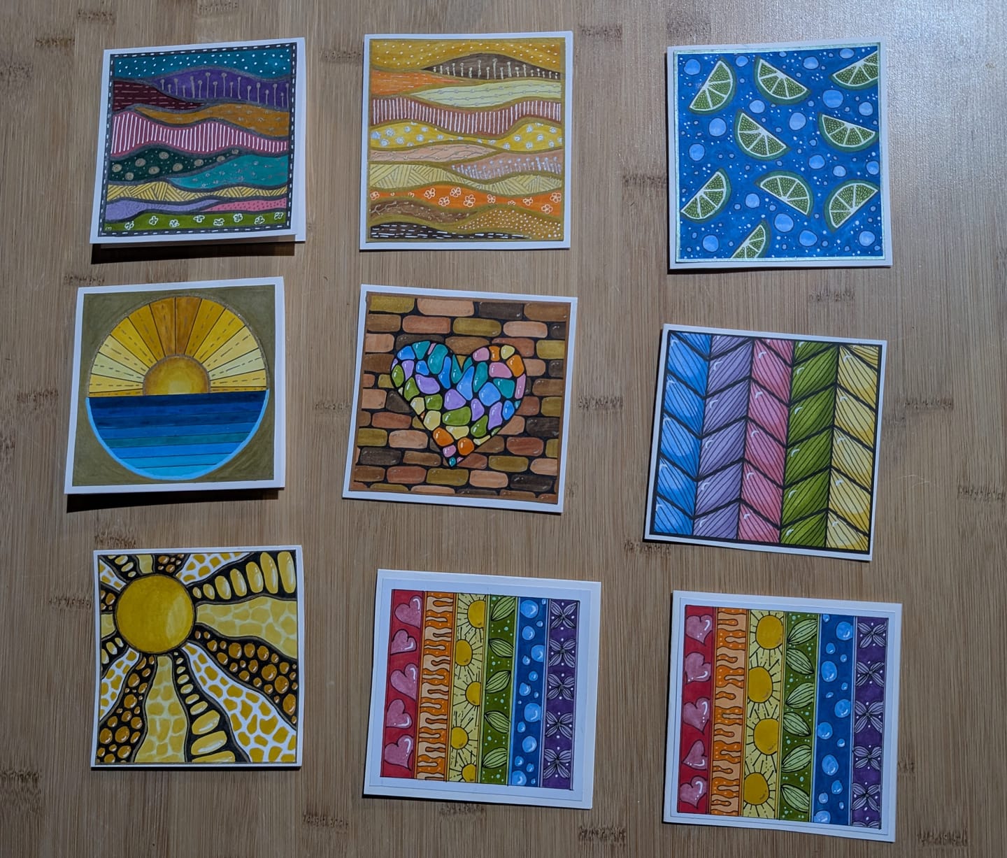 Customer photo review of Ohuhu Honolulu 48 Colors Dual Tips Alcohol Art Markers (New Color Codes)