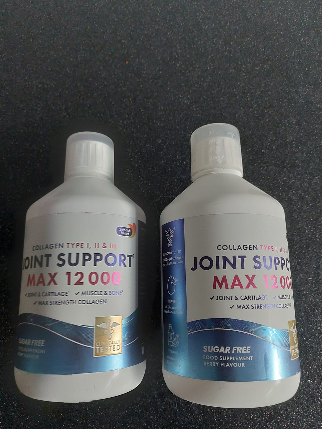 Customer photo review of Swedish Nutra – Collagen Joint Support MAX,  12 000 mg skystas jūrinis kolagenas sąnariams, 500 ml