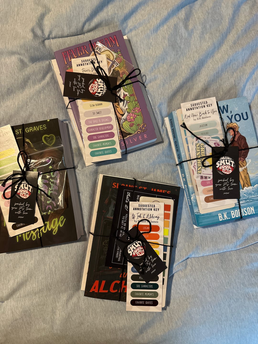 Customer photo review of good girl book club subscription