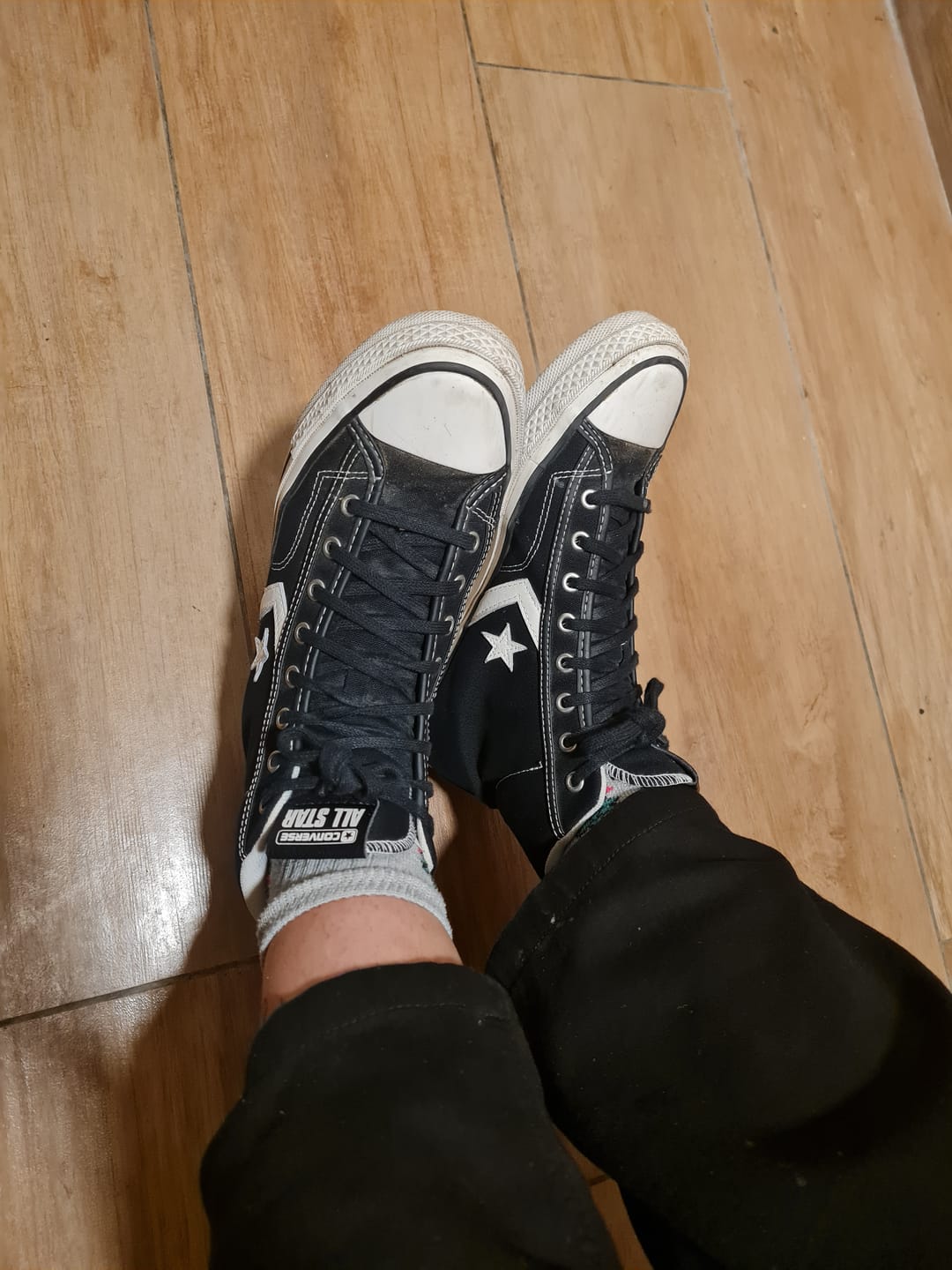 Customer photo review of Zapatillas Converse Star Player 76 Hi Negro Blanco