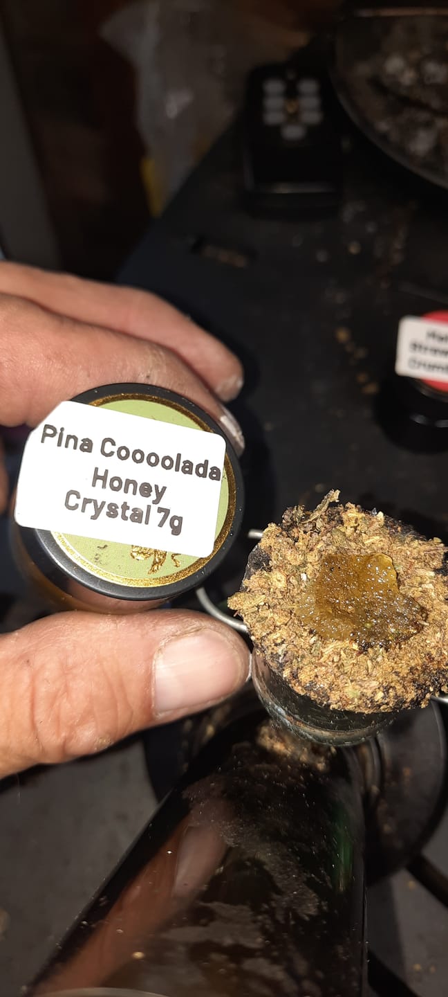 Customer photo review of Pina Coooolada Honey Crystal 7G(Buy 1 Get 1)