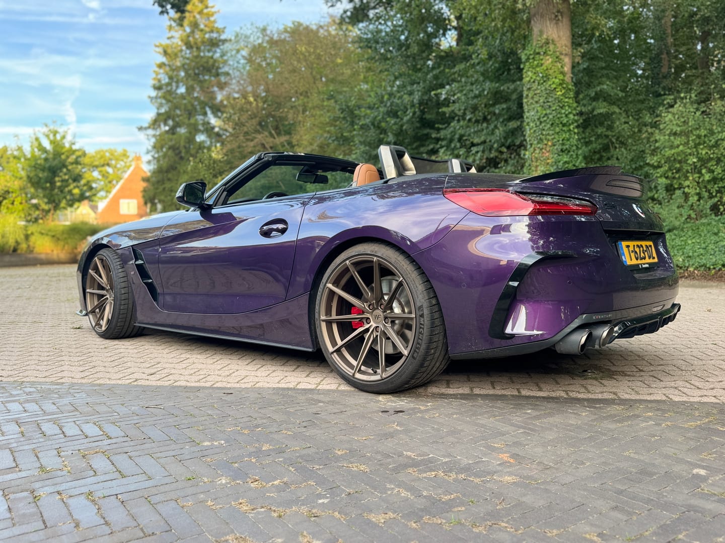 Customer photo review of SOOQOO BMW Z4 G29 Rear Bumper Inserts In Prepreg Carbon Fiber