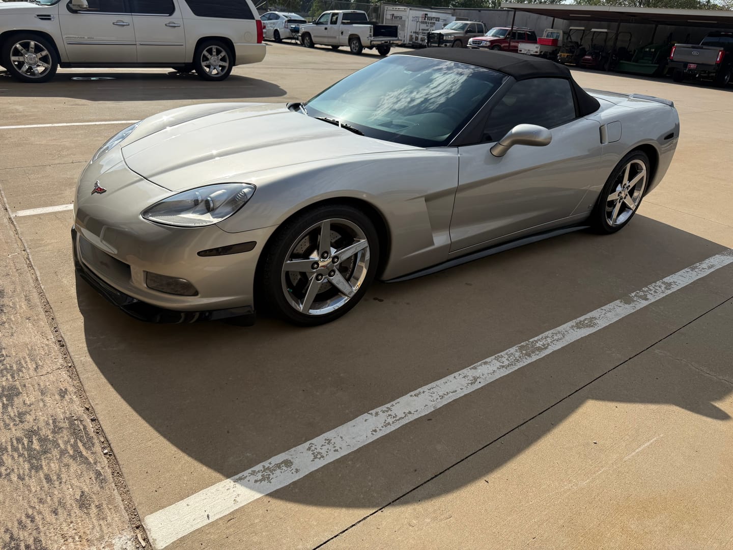 Customer photo review of Corvette C6 Base | ZR1 Conversion Front Splitter Lip & Side Skirts Rocker Panels