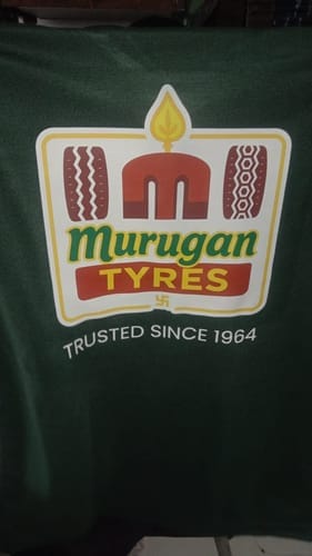 Customer photo review of Customized Polo T-Shirt With Your Company Logo | PrintMine.in