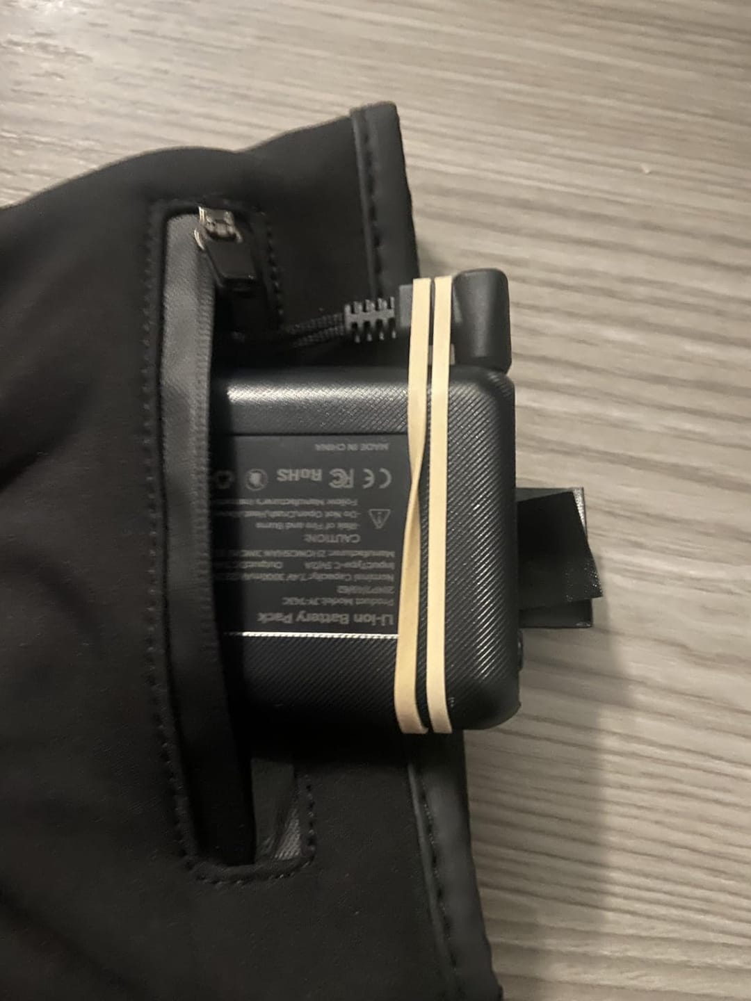 Customer photo review of Heated Motorcycle Gloves with 7.4V 2500mAh Rechargeable Battery