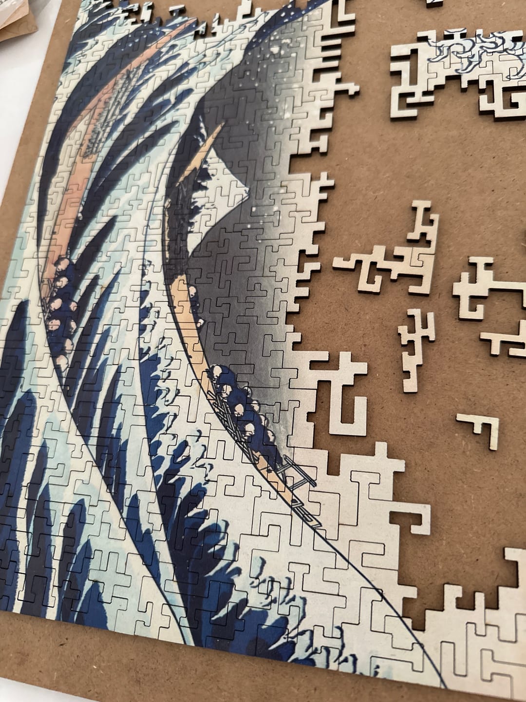 Customer photo review of The great wave off kanagawa by hokusai