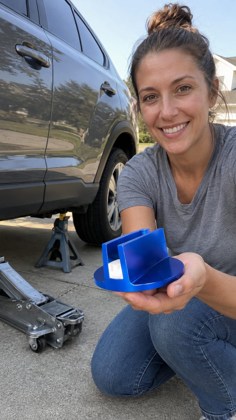 Customer photo review of BoltBuddy™ MagLift Jack Pad