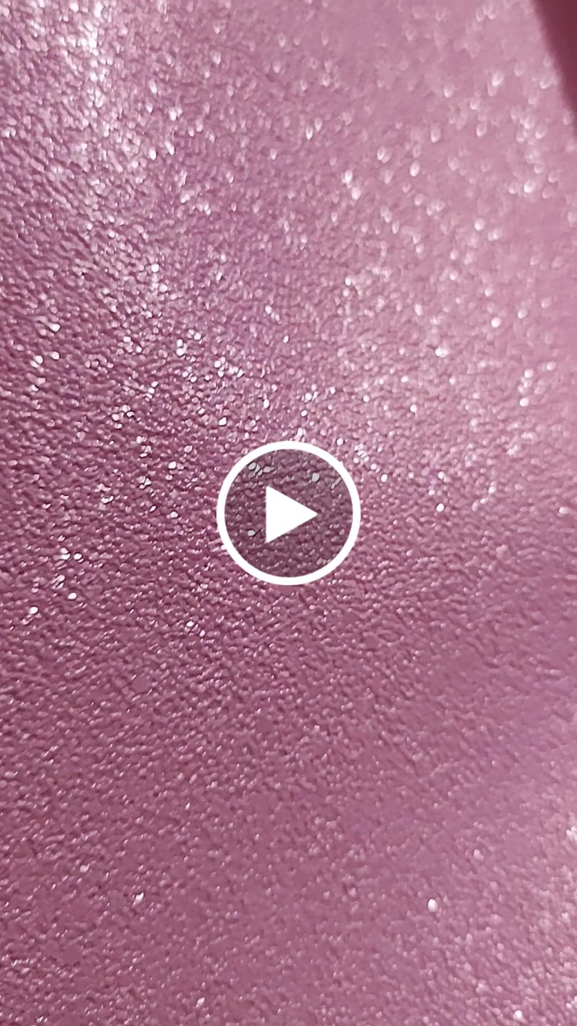 Customer video review of SHINE GLITTER 0,8MM FUNDO SPUN COR ROSA