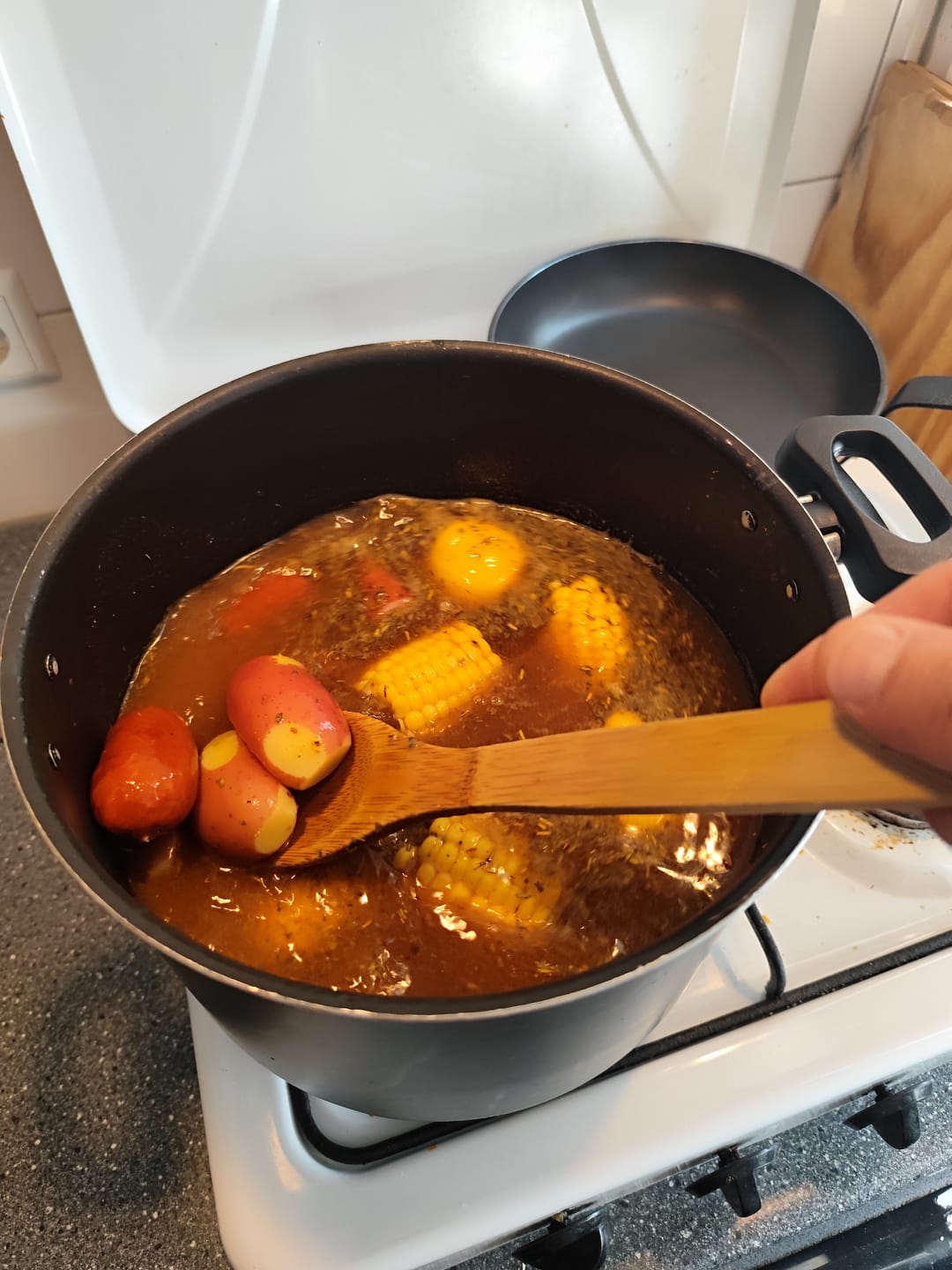 Customer photo review of Cajun Seafood Boil Bomb