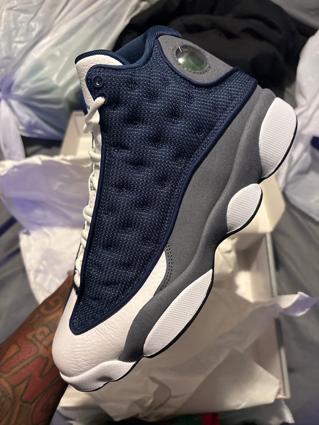 Customer photo review of Air Jordan 13 "Flint"