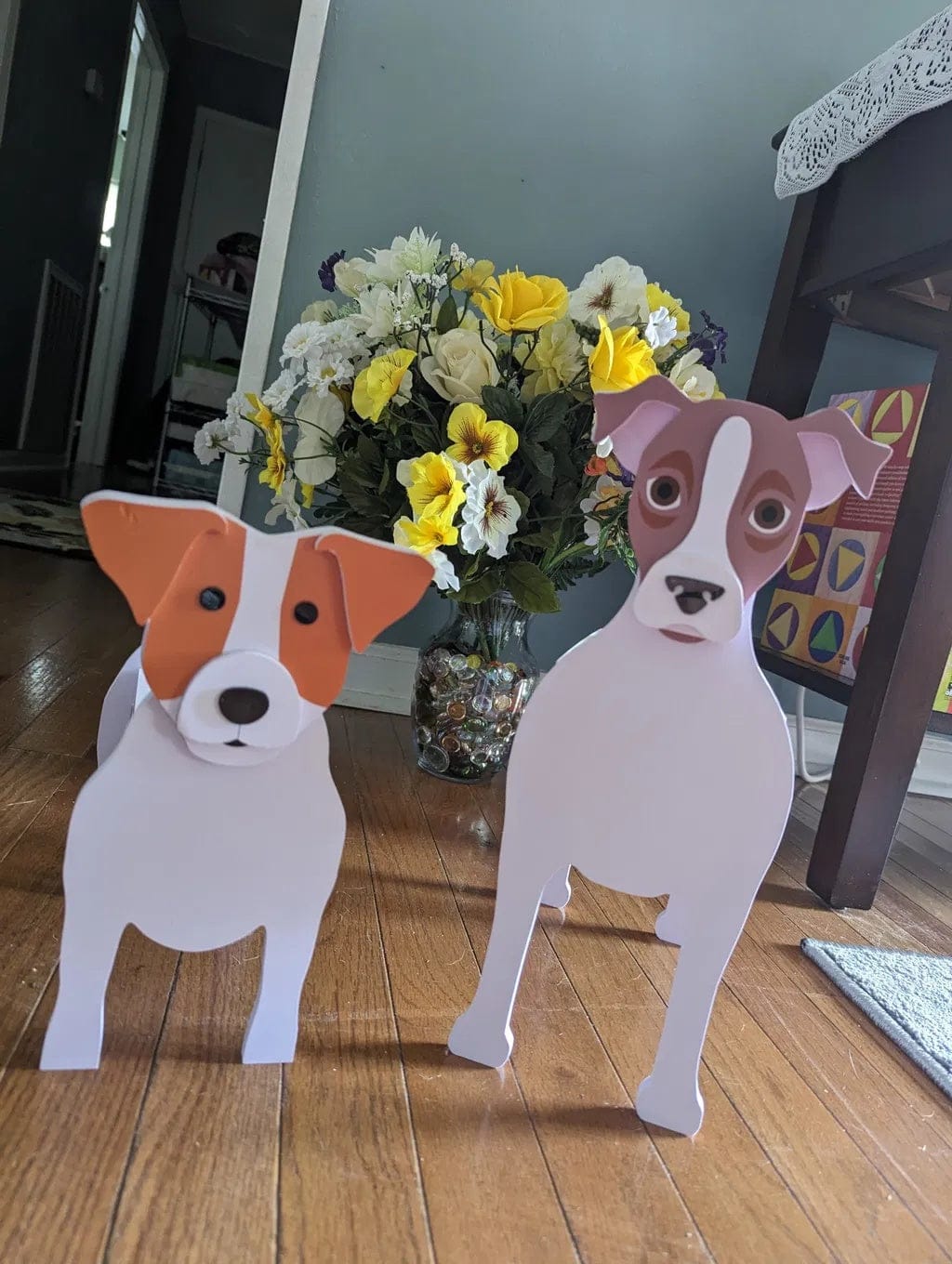 Customer photo review of Dog Planter - Jack Russell Terrier