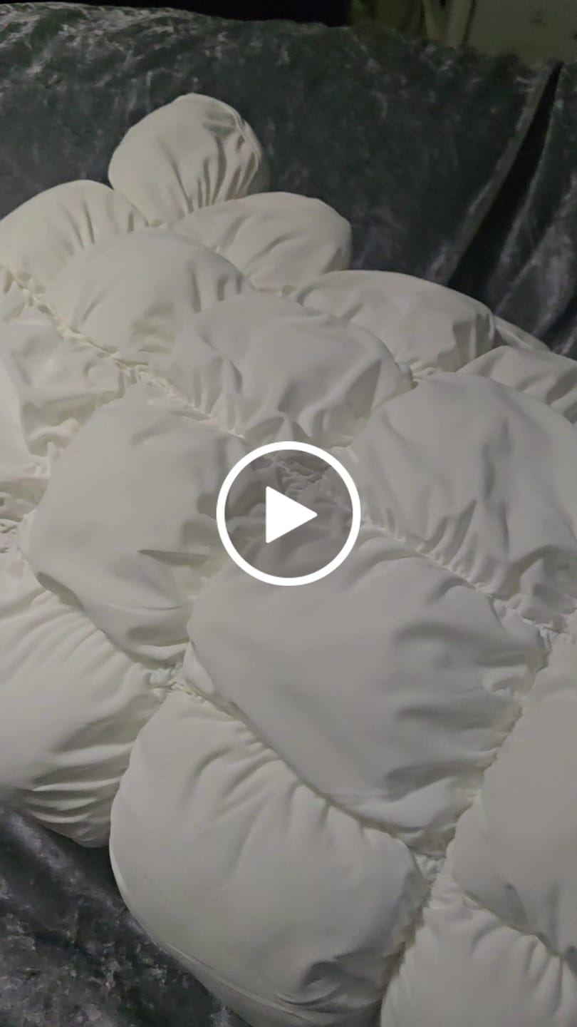 Customer video review of Puff Pillow