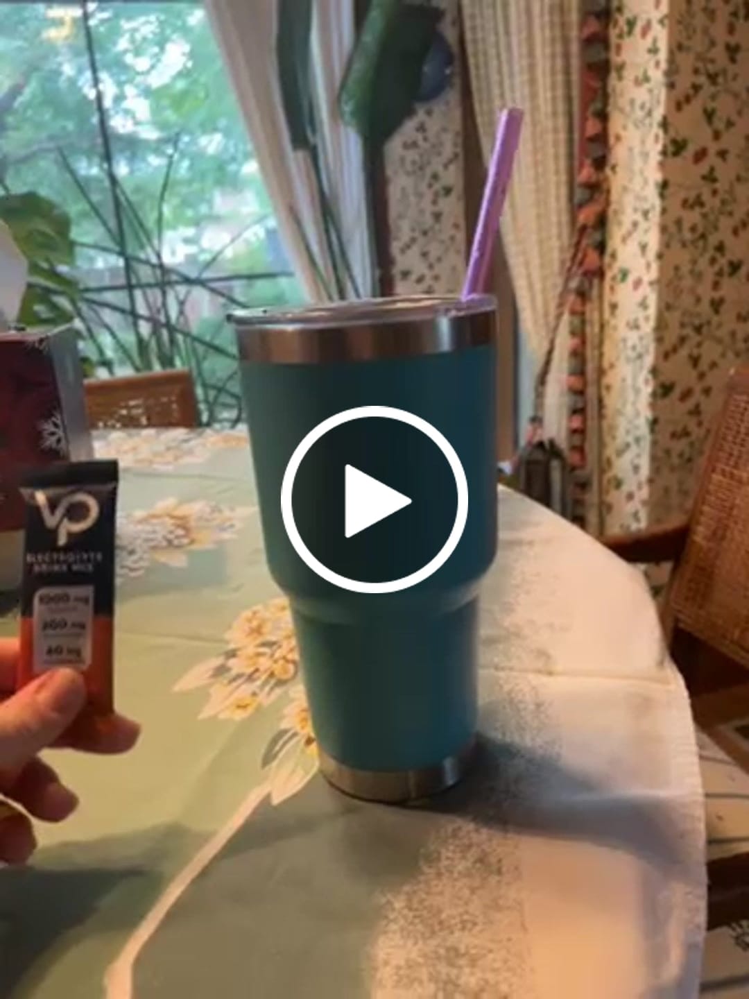 Customer video review of High Sodium Sugar-Free Electrolyte Powder Packets