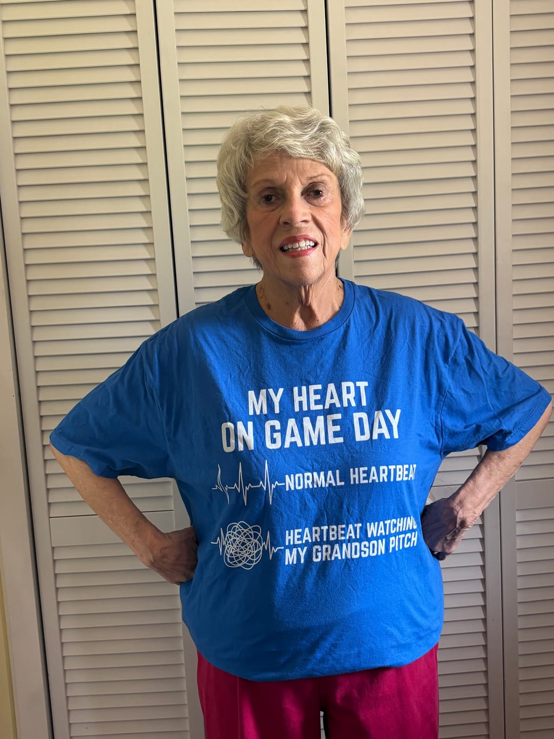 Customer photo review of Grandson Pitch Races My Heart