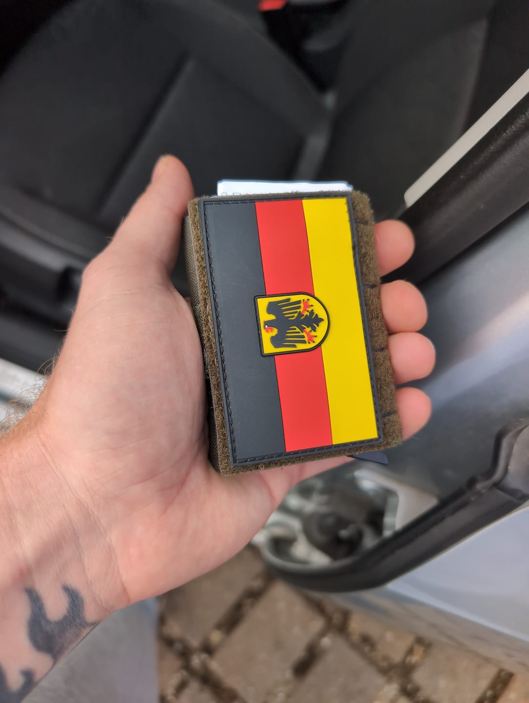 Customer photo review of Tactical Wallet MK2 - 5-Farben Flecktarn