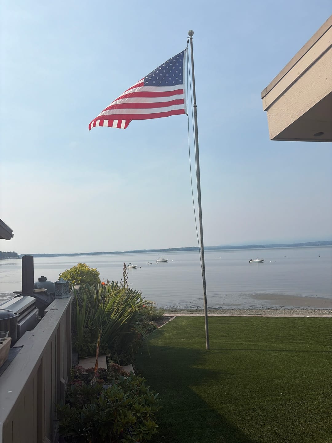 Customer photo review of 5' x 8' American Flag
