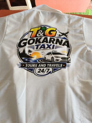 Customer photo review of Customized Polo T-Shirt With Your Company Logo | PrintMine.in