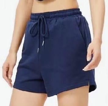 Customer photo review of High-Waisted Cotton Sweat Shorts