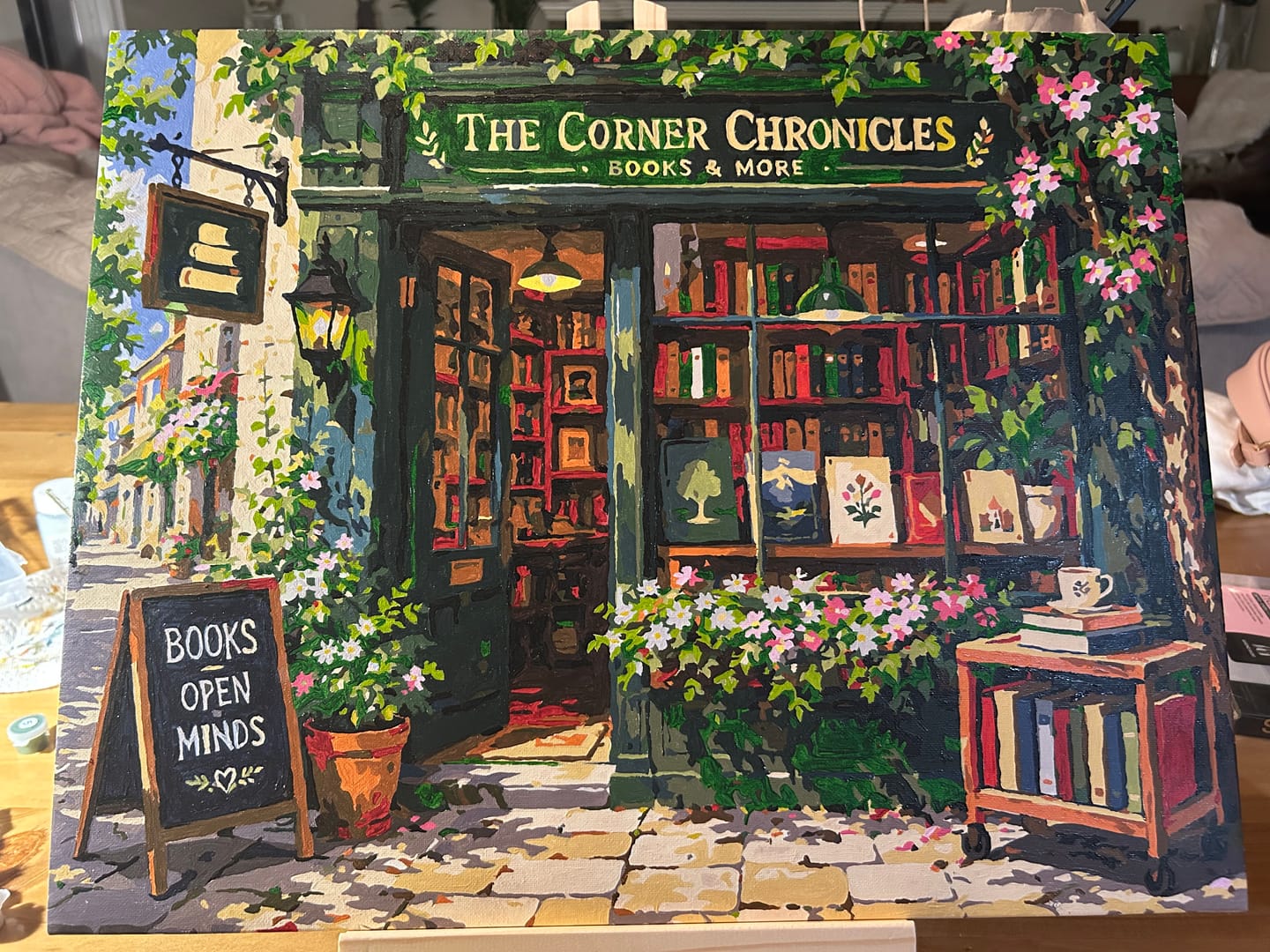 Customer photo review of Cozy Corner Bookstore