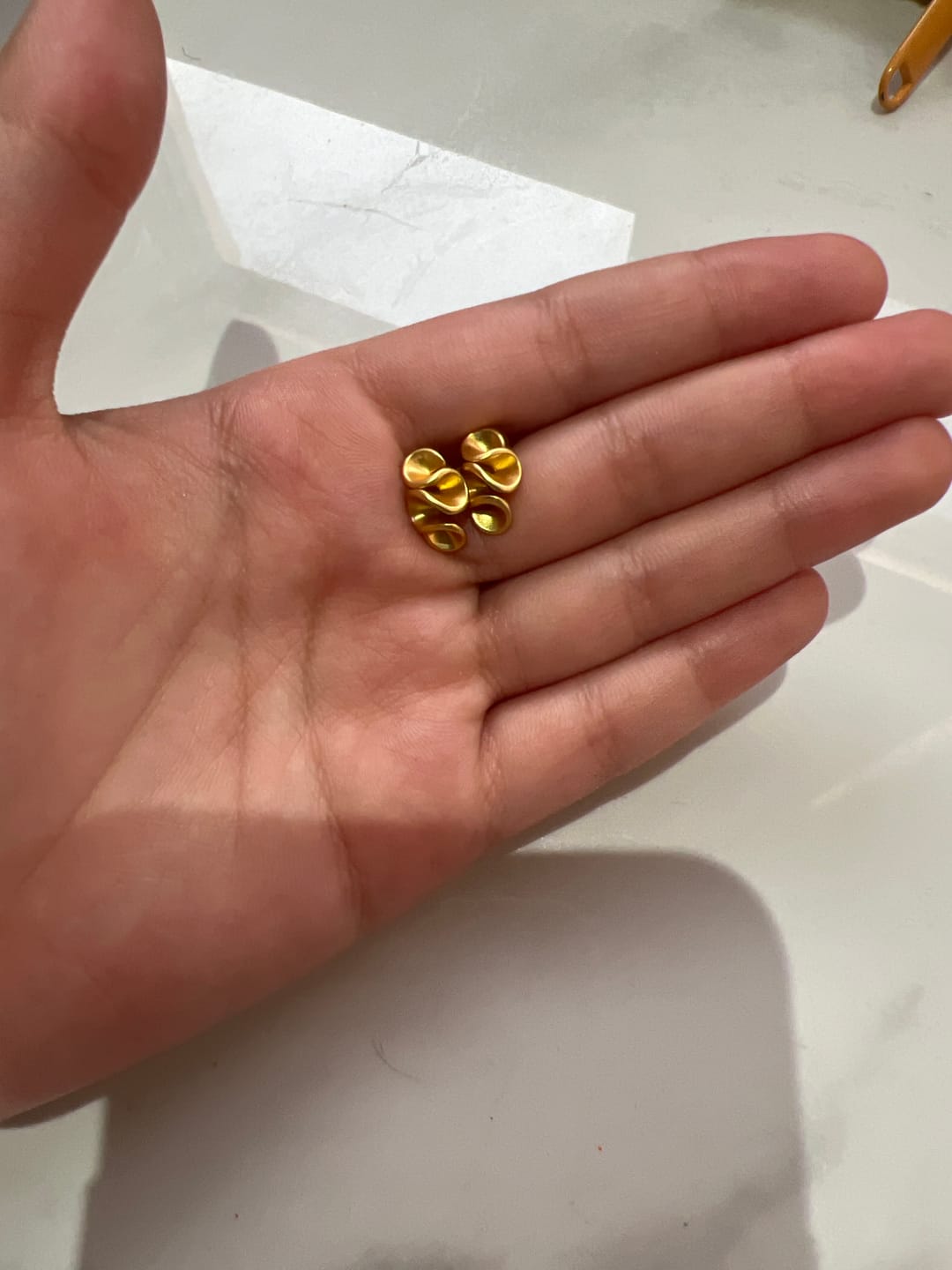 Customer photo review of Par Arete Mini Ondulado