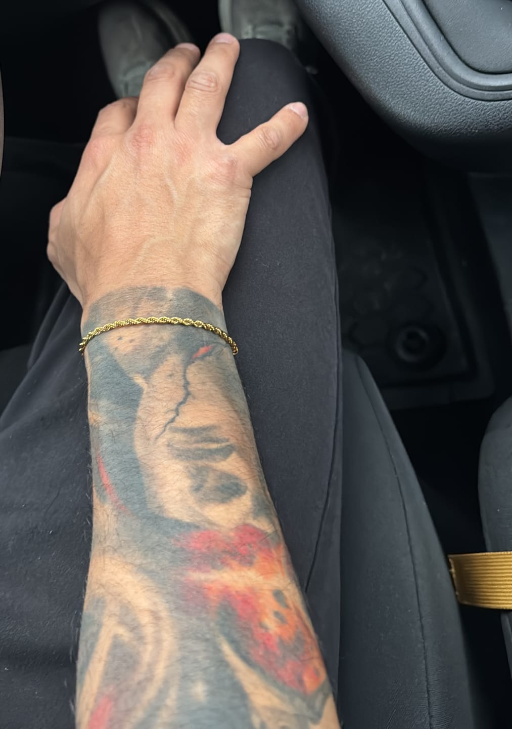 Customer photo review of Pulsera Rope Oro 3mm