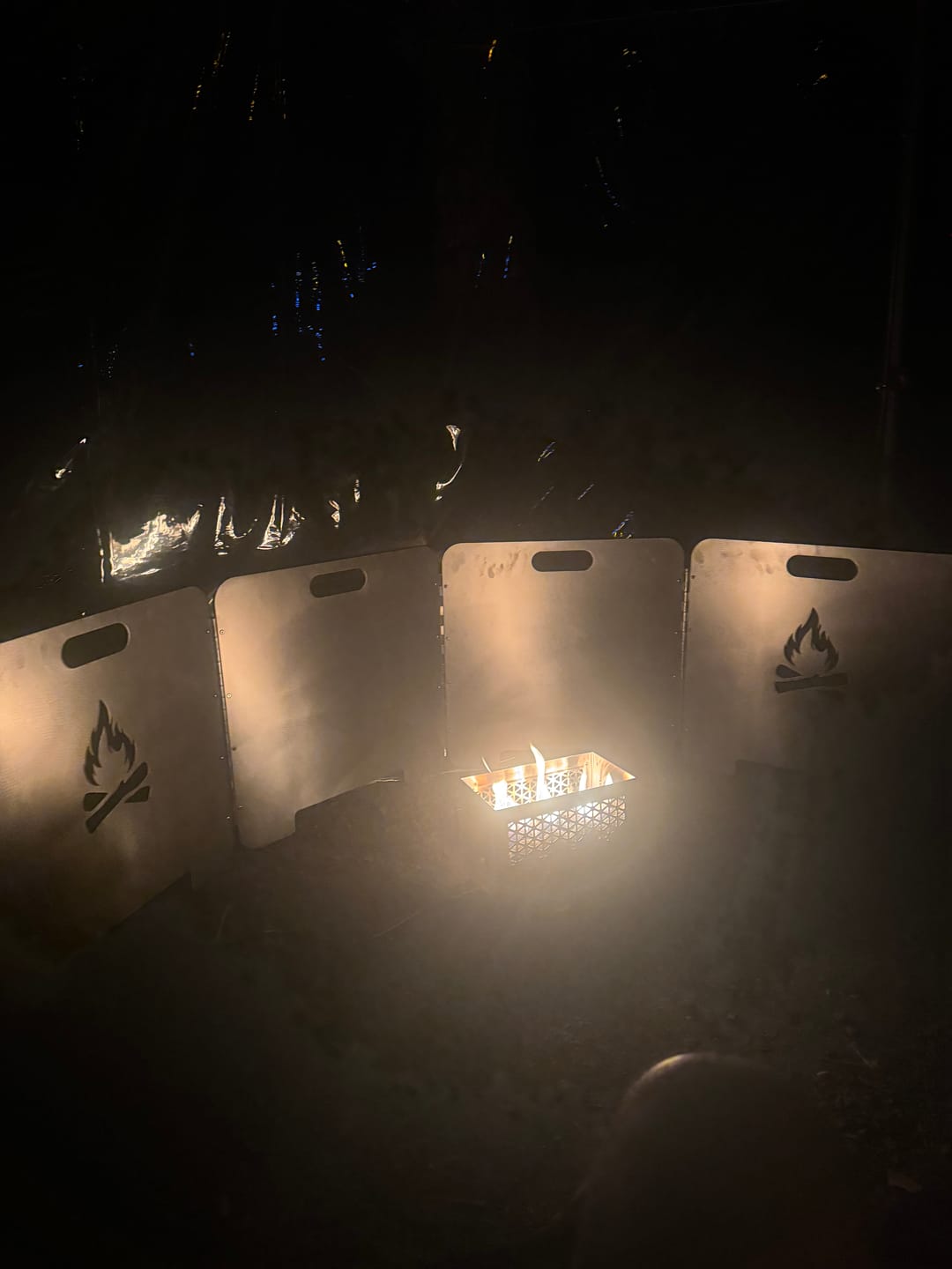 Customer photo review of The Original Fire Reflector