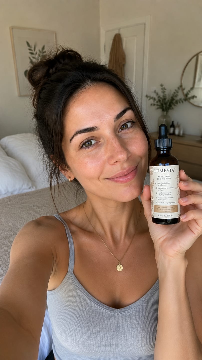 Customer photo review of Natürliches Öl gegen unerwünschte Gesichtshaare